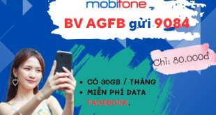 Đăng ký gói cước AGFB MobiFone nhận ngay 30GB- kèm tiện ích sử dụng 30 ngày