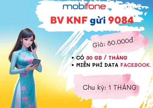 Đăng ký gói cước KNF Mobifone nhận 30GB data, lướt Facebook kèm học kỹ năng sống thả ga 